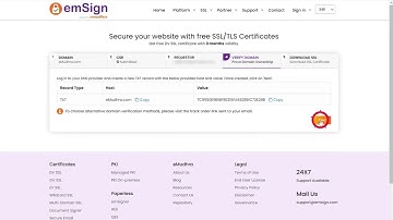 How to Get a Free SSL Certificate for Website from emSign