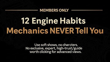 12 Engine Habits Mechanics NEVER Tell You (Double Your Car