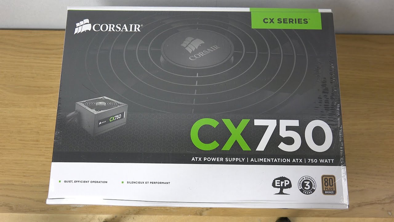 Alimentation PC Gamer Corsair CX750 750W ATX 80 PLUS Bronze