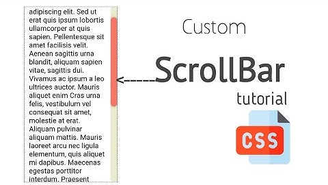How to create custom scrollBar with css | css scrollbar #purecss #coding
