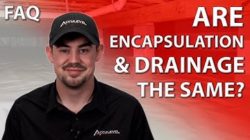 Are Basement Encapsulation and Water Drainage The Same? [Basement Water Intrusion FAQ]