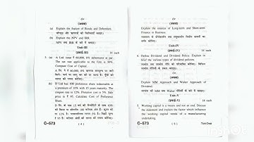 5.Fundamentals of Financial Management BC3.2(a)#hpuexam #oldquestionpapers #bcom #november2022 #hpu