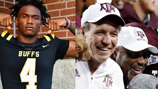 Film Study: Chris Marshall 2022 WR committed to Texas A&M. Huge Potential. Tall can really run