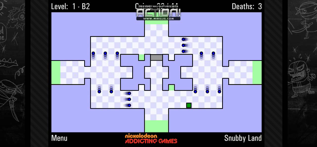 The World S Hardest Game 3 Level 1 Youtube