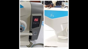 jack f5 sewing machine e6 error