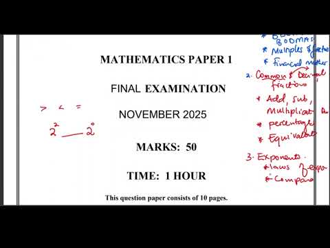 2025 Mathematics Paper 1 Grade 7 Memo Thundereduc Mathematics Paper 1 Gets Answered NOVEMBER EXAMS