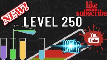 WATER Sort Puzzle Level 250
