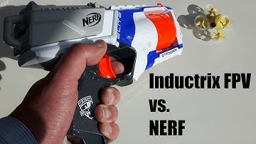 NERF vs BLADE Inductrix FPV DRONE (with FatShark HD2 ONBOARD footage)
