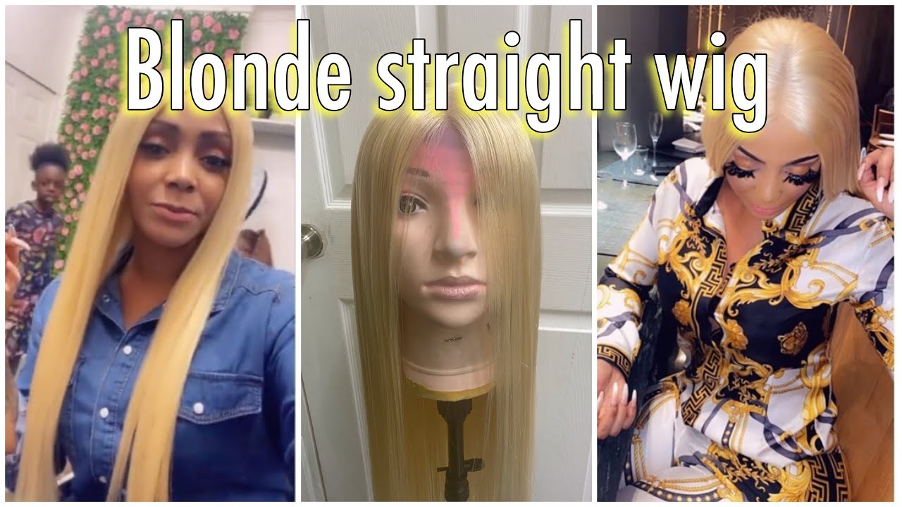 2. Long Blonde Straight Wig - wide 8