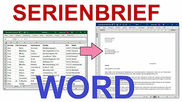 Wie funktioniert ein Serienbrief in Word?