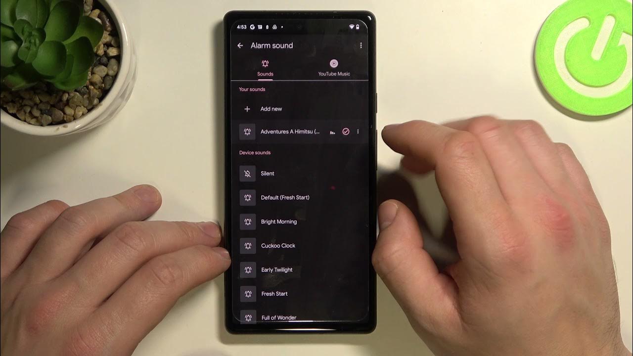 How to Change Alarm Sound on GOOGLE Pixel 6 Set Up Alarm Sound YouTube