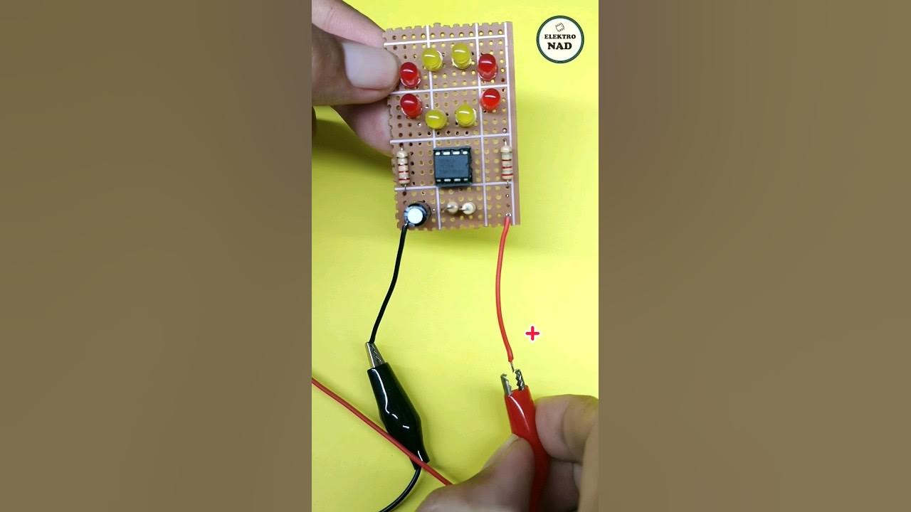 Rangkaian lampu led nyala bergantian sederhana youtube