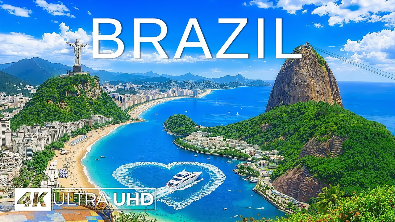 [4K] Brazil 2026 🇧🇷 Vibrant Cities, Amazon Rainforest & Coastal Paradise Aerial Views