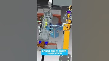 Siemens Tecnomatix Process Simulate Virtual commissioning robot simulation #siemensplm #tecnomatix