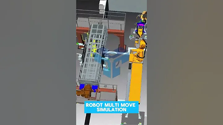 Siemens Tecnomatix Process Simulate Virtual commissioning robot simulation #siemensplm #tecnomatix