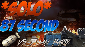 MW3: *SOLO* 87 Second MOAB Against 7man Party! - Call of Duty: Modern Warfare 3