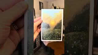 Spring acrylic paint study ✨🌿🌷 #artshorts #art #paintingtutorial #springart #acrylic #landscape