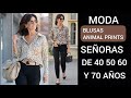 BLUSAS ANIMAL PRINTS QUE TODAS MUJER MAYOR DE 40 50 60 Y 70 AÑOS DEBE TENER EN SU ARMARIO 👠