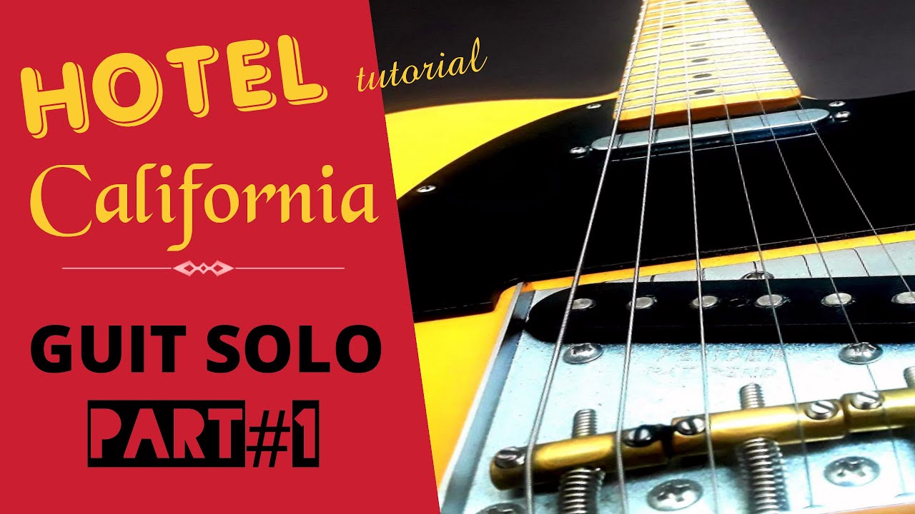 Comment jouer le solo de Hotel California? (part#1) #hotelcalifornia  #eagles #coursguitare 