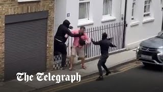 video: Watch: Two people attacked in daylight robbery in Chelsea