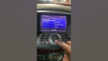 2012 Infiniti EX35 Console Maintenance Reset PART 1