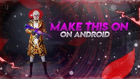 Make Awsome PUBG MOBILE Thumbnail on Android! ps touch! pixel lab