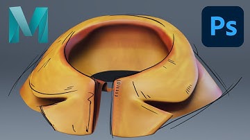 Lineas Sketch en Maya 3D / TUTORIAL