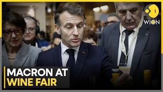 French President Macron Visits Paris Wine Fair, Receives For Sure Labeled Wine Wion