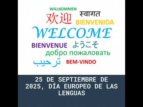 25 de Septiembre de 2025, Día Europeo de las Lenguas