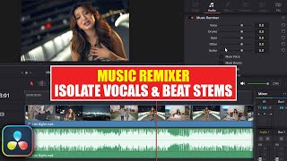 Music Remixer DaVinci Resolve 19 [ Solo Instrumental & Acapella Stems ] Tutorial