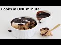 Microwave Banana Chocolate Chip Mini Cakes - Cooks in ONE Minute  Quick Mug Cake Banana Cake Recipe