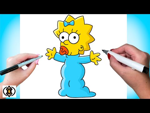 How To Draw Maggie | The Simpsons