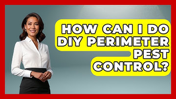 How Can I Do DIY Perimeter Pest Control? - Insects and Invaders