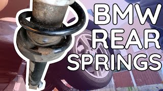 BMW 5 Series Rear Shocks and Springs Replacement