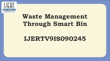 Waste Management Through Smart Bin