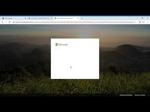 Office, Onedrive:  Inloggen in onedrive
