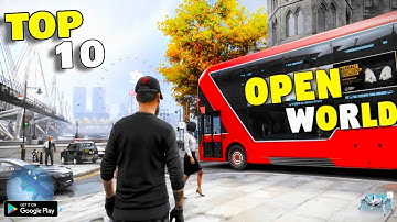 Top 10 New OPEN WORLD Games For Android 2023 l High Graphics (Online/Offline)