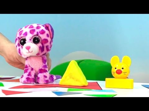Видео для малышей. Учим Фигуры с Тигренком - Треугольник