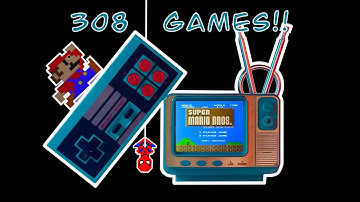 THE SMALLEST GAMING TV EVER!! - GV300 Bookshelf Retro with 308 Built In!!