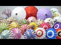 おりがみ・折り紙・origami 　試作part5　和傘（番傘・蛇の目傘）