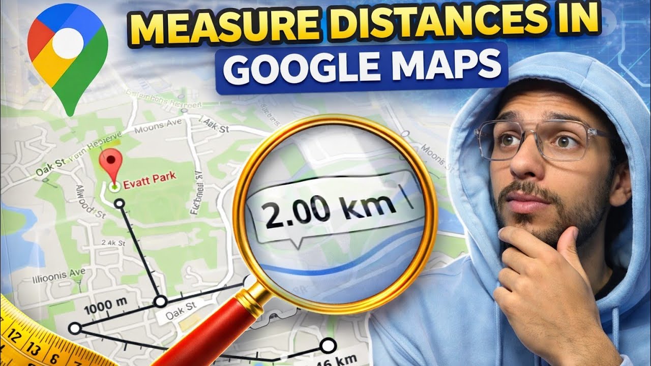 how to Measure Distance in Google Maps - YouTube