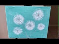 🎨Painting Dandelions With Toilet Paper Rolls 🎨/Turquoise Challenge Dena Tollefson