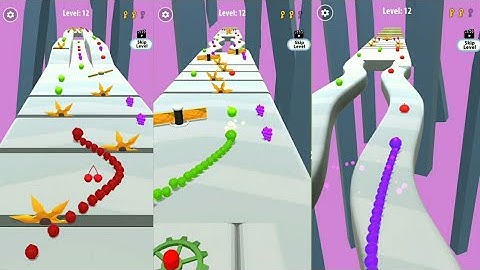 Snake Run - All Levels Gameplay Walkthrough Android,ios (Levels 11-12)