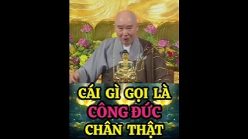 Cái Gì Gọi Là Công Đức Chân Thật#phapsutinhkhong #shorts