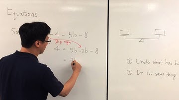 3.2d Solve Equation 2b+4=5b-8