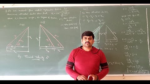 Lect 7 - Important proofs on maximum utilization for turbines- Mod 2- Turbomachines by GURUDATT.H.M.