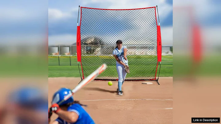 VEVOR Barricade Backstop Net 7x7 ft Ball Sports Barrier Netting Portable Practice Review