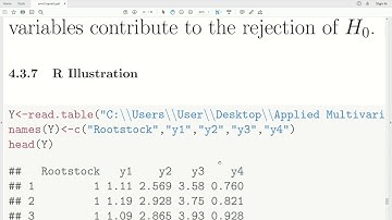 amv36 - (part 3/3) MANOVA: R Illustration of Four Test Statistics
