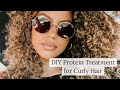 DIY Protein Treatment for High Porosity Natural Hair | 3b Curls