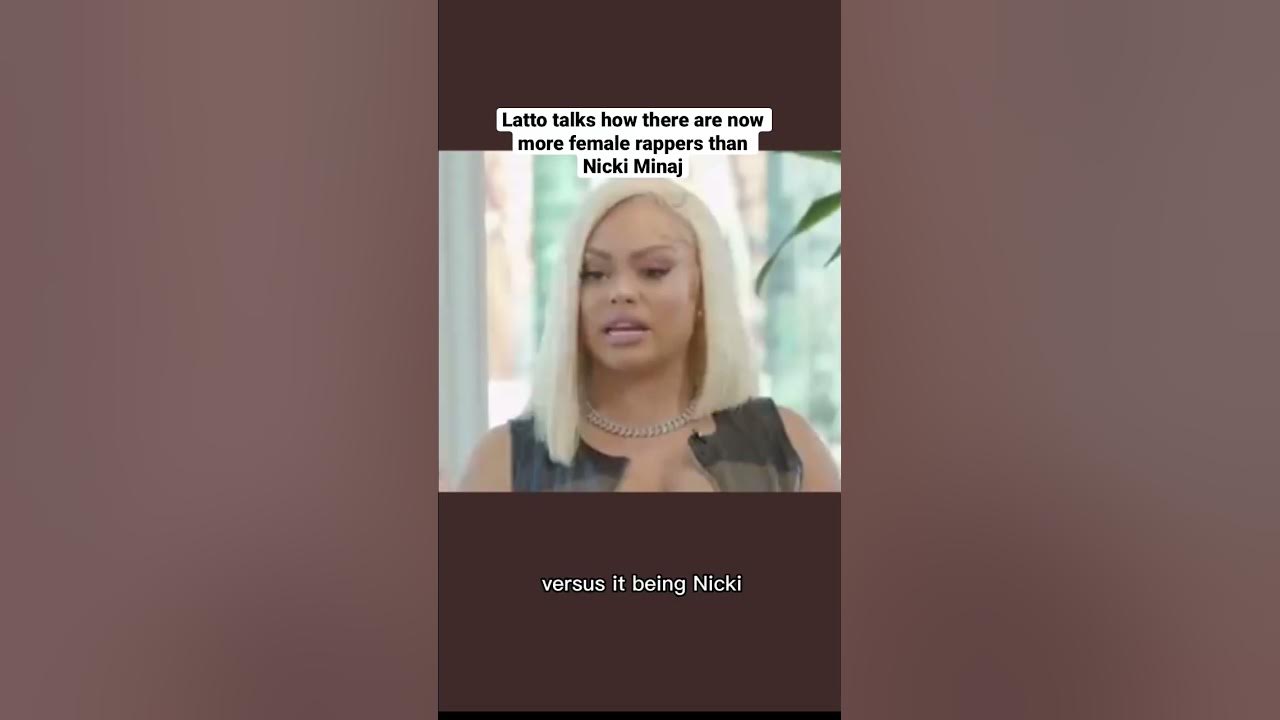 Latto talks how there is now more female rappers than Nicki Minaj🤔 #latto #nickiminaj #femalerapper
